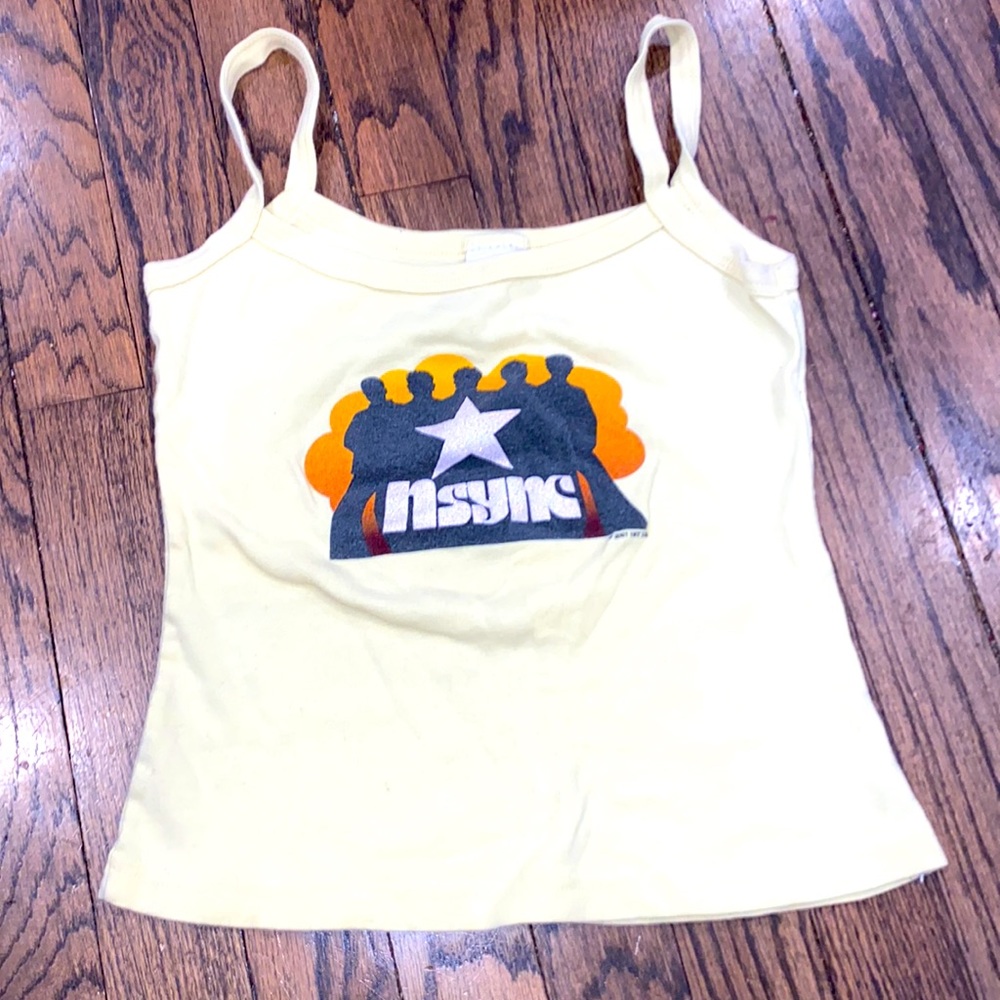 Women’s N’SYNC 2001 Vintage Style Graphic Tank Top Size: Large - HARD TO FIND